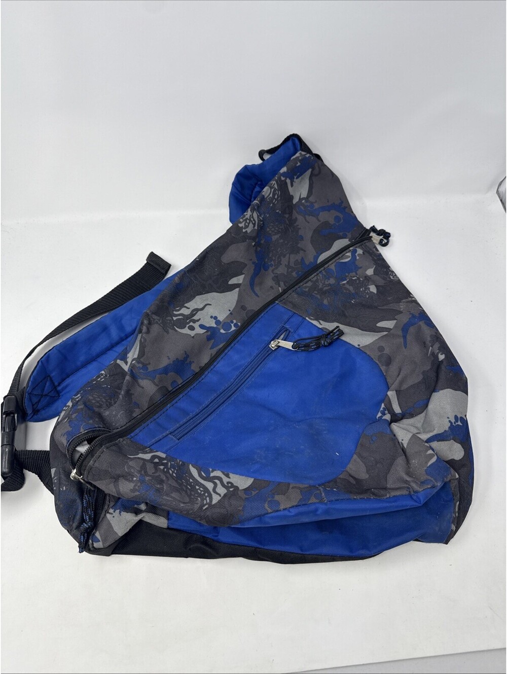 Blue And Camo Shoulder Bag